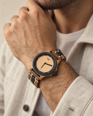 Aina Beige - Hawaiian Koa Watch