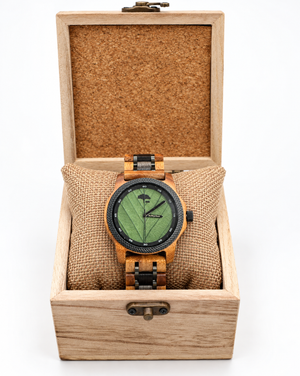 Aina Green - Hawaiian Koa Watch