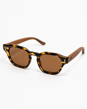 Hoʻokele Koa and Tortoise Sunglasses