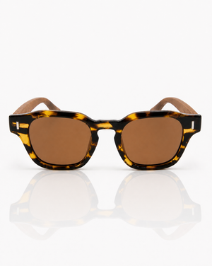 Hoʻokele Koa and Tortoise Sunglasses