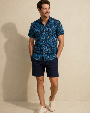 Fish - Black Aloha Shirt