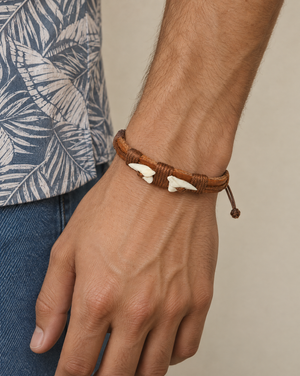 Bracelet with Shark Teeth
