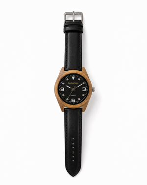 Koa Classic - Hawaiiaans Koa en stalen horloge