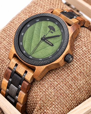 Aina Green - Hawaiian Koa Watch