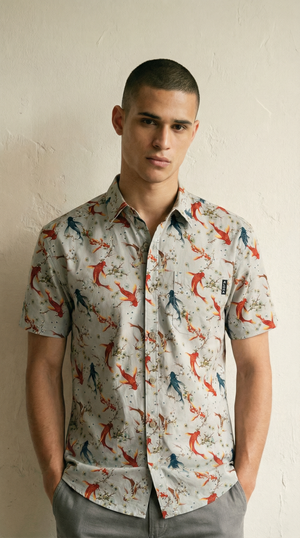 Koi en bloesems - Natuurlijk