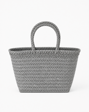 Basket Weave Compact Beach Bag