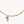 Dolphin with Turquoise Enamel Pendant Choker Necklace