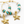 Starfish Turquoise Beaded Hoop Earrings