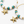 Starfish Turquoise Beaded Hoop Earrings