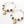 Starfish Jasper Beaded Hoop Earrings