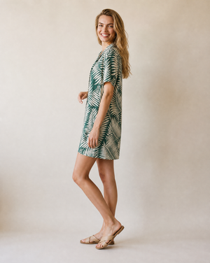 Azuris Shirtdress - Drift Green
