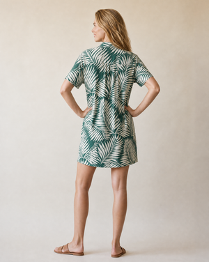Azuris Shirtdress - Drift Green