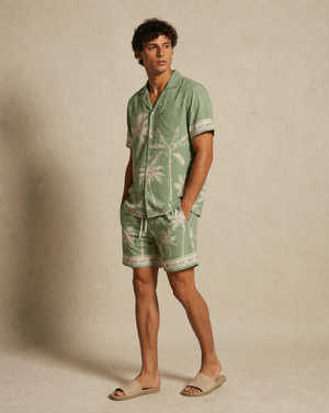 Tropical Palm Swim Short