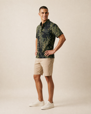 Maile Black Aloha Shirt