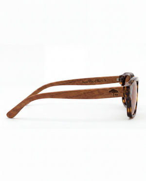 Hoʻokele Koa and Tortoise Sunglasses