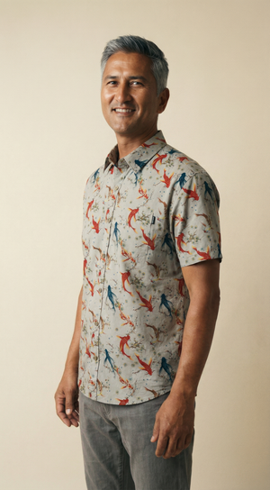 Koi en bloesems - Natuurlijk