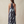 Mauka Midi Dress - Forest Leaves Blue
