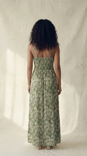 Ayanna Maxi Dress - Canopy Green