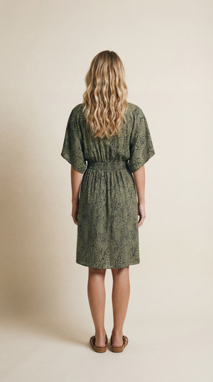 Noelle Maxi-jurk in Aloha Zwart