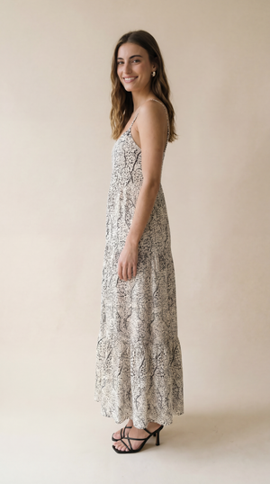 トロピカルグリーンのノエル マキシドレス