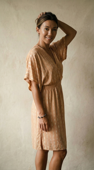 Flynn Dress - Current Rose