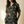 Island Shirt Dress - Vintage Flowers Black