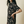 Island Shirt Dress - Vintage Flowers Black