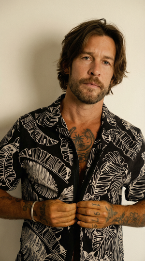 Neptune Boardshirt - Rainforest Jet