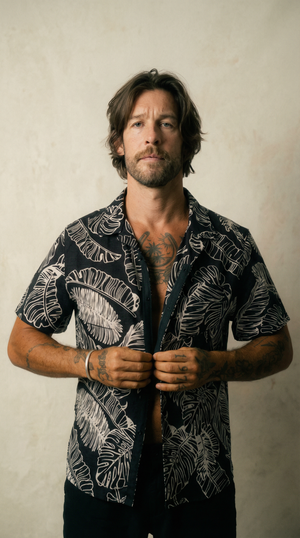 Neptune Boardshirt - Rainforest Jet