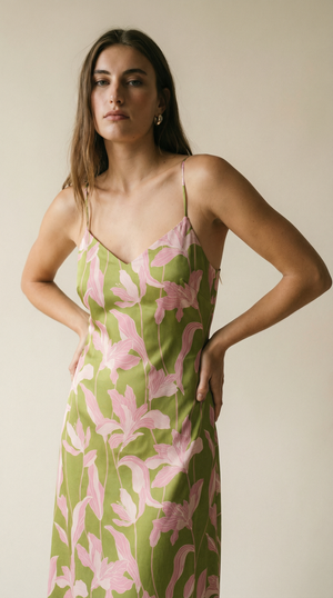 Flora Alcazar Midi Dress