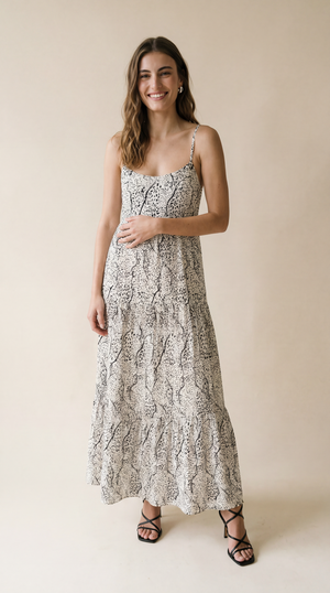 トロピカルグリーンのノエル マキシドレス