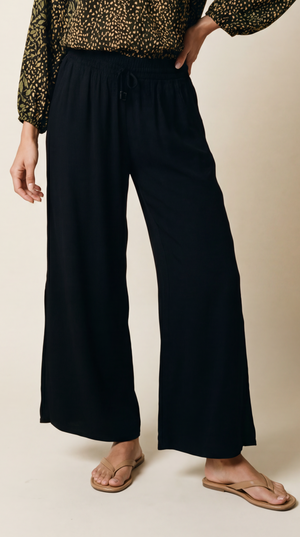 Malta-broek in zwart