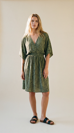 Noelle Maxi-jurk in Aloha Zwart