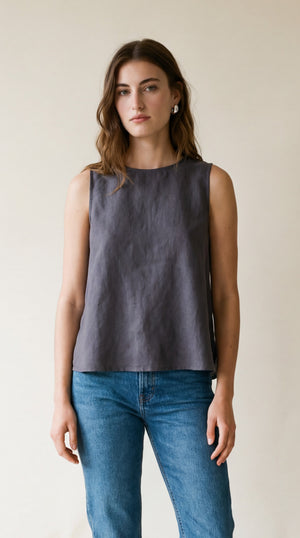 Sleeveless Top - Slate