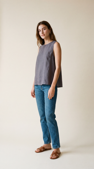 Sleeveless Top - Slate