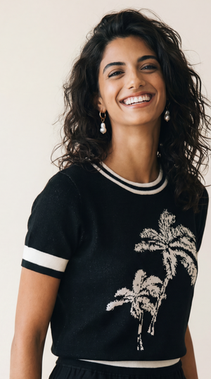 Kirra Knit Top - Black