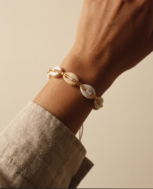 Cowrie Shell with Miyuki Beads Bracelet