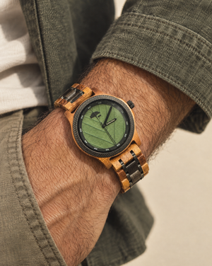 Aina Green - Hawaiian Koa Watch