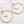 Mother of Pearl Circle Drop Earrings