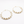 Mother of Pearl Beaded Hoop Earrings