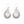 Sterling Silver Shiva Eye Shell Earrings