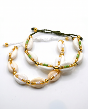 Cowrie Shell with Miyuki Beads Bracelet