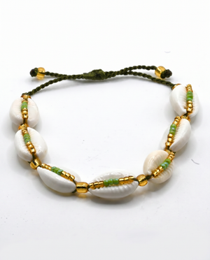 Cowrie Shell with Miyuki Beads Bracelet