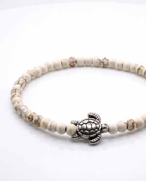 Honu 4mm Piros Beaded Bracelet