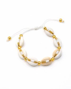 Cowrie Shell with Miyuki Beads Bracelet