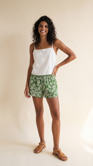 Zinia Shorts - Canopy Green
