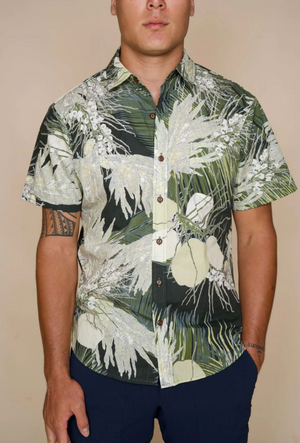 Green Coconut Aloha Shirt