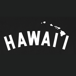 Hawaii Island Chain Short Sleeve Tee - Black