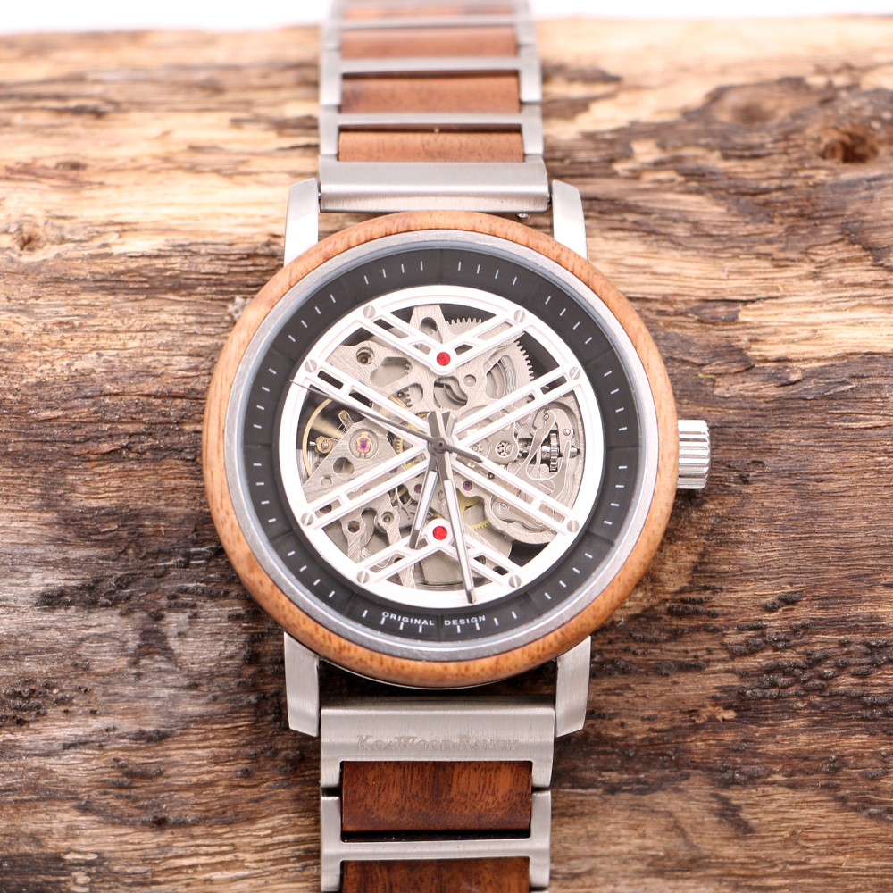 Wood automatic watch online