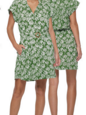 Aurora Mini Dress - Canopy Green